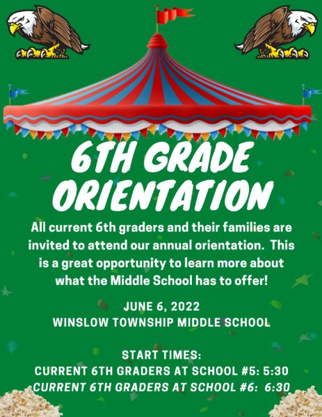 6th Grade Orientation